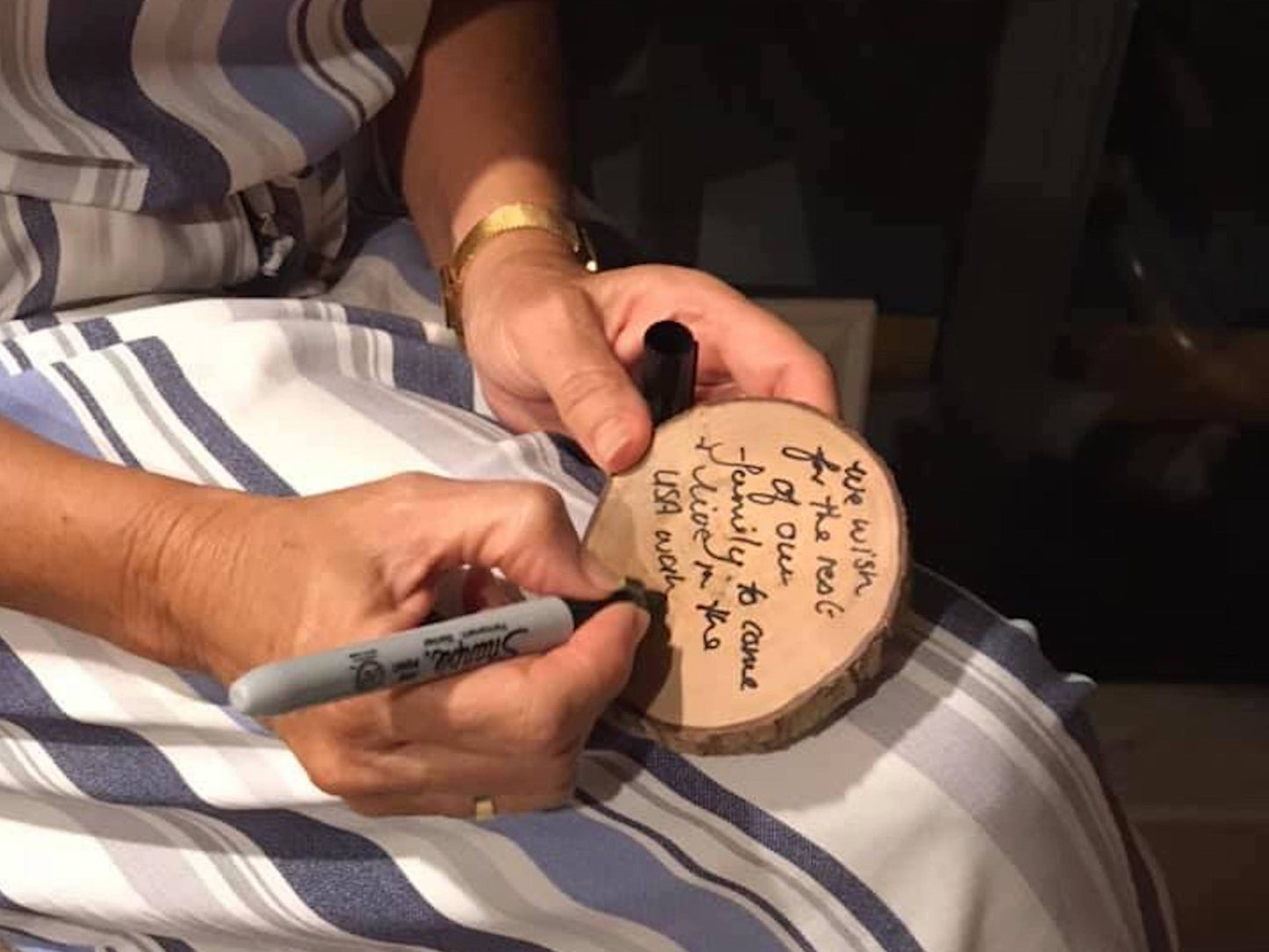 <img src="person-writing-making-wish_jpg”  alt="person writing making their wish - wish wood - for making memories and experiences"/>