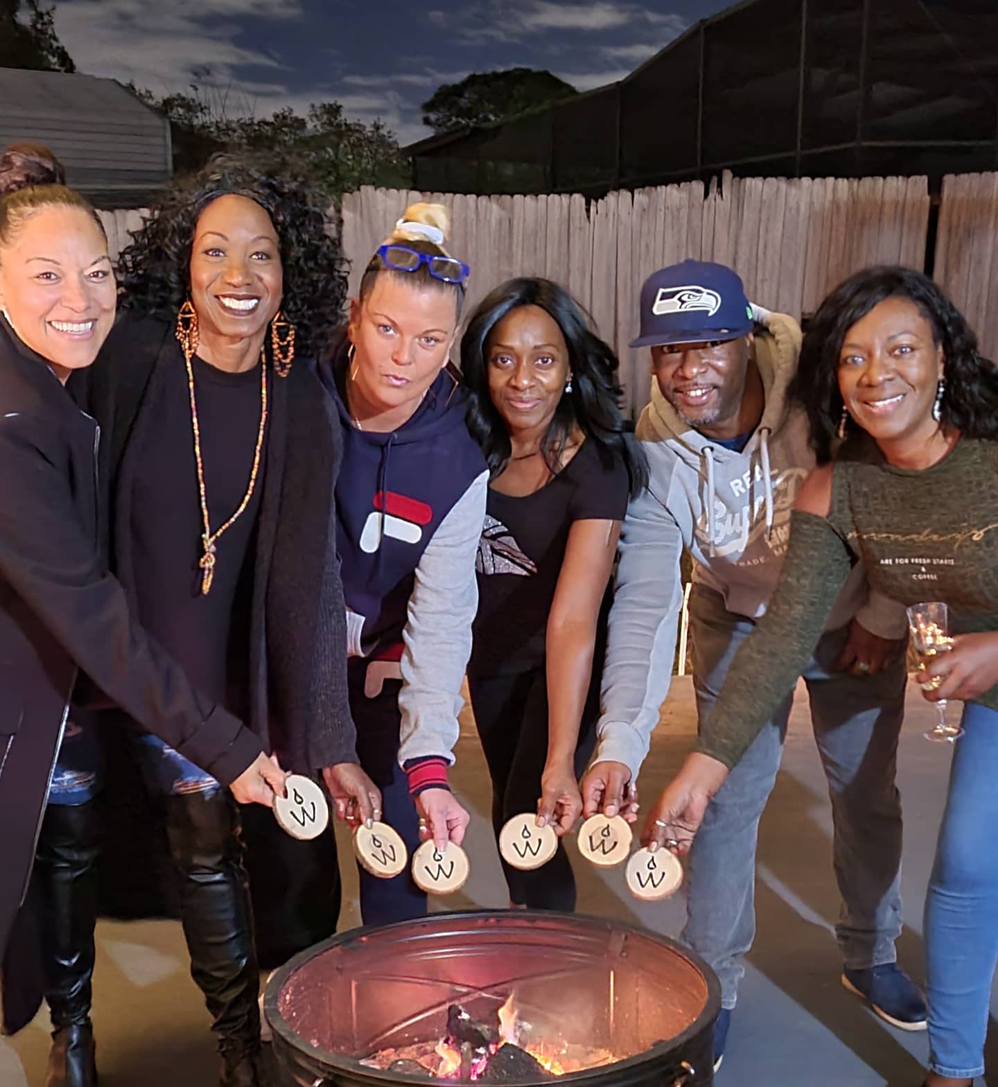 <img src="wishes-ready-for-back-yard-fire-pit_jpg"  alt="friends getting their wishes ready for the back yard fire pit - wish wood - for making memories and experiences"/>